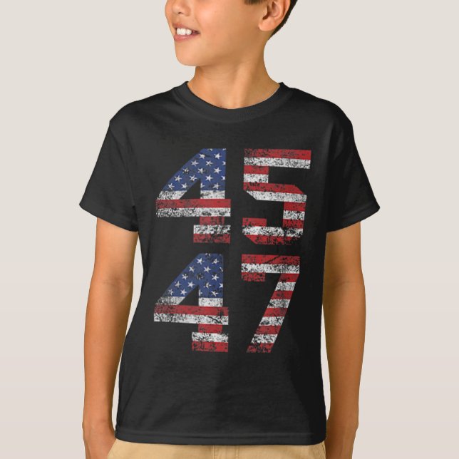 Jesus Är Min Frälsare Trump Är Min President Ameri T Shirt (Framsida)