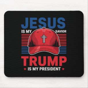 Jesus Är Min Frälsare Trump Är Min President Krist Musmatta