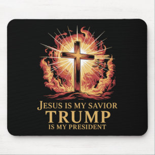Jesus Är Min Frälsare Trump Är Min President Krist Musmatta