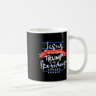 Jesus Är Min Frälsare Trump Är Min President Patri Kaffemugg