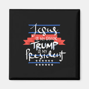 Jesus Är Min Frälsare Trump Är Min President Patri Magnet