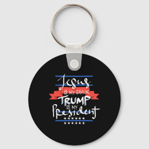 Jesus Är Min Frälsare Trump Är Min President Patri Nyckelring