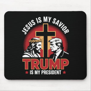 Jesus Är Min Frälsare Trump Är Min President Pro-t Musmatta
