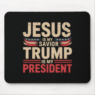 Jesus Är Min Frälsare Trump Är Min President Pro-t Musmatta