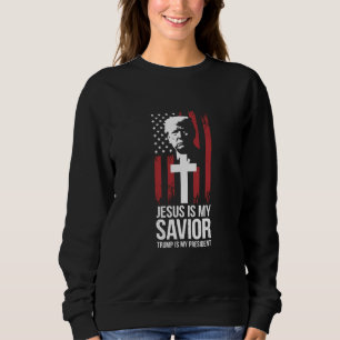 Jesus Är Min Frälsare Trump Är Min President Trump T Shirt