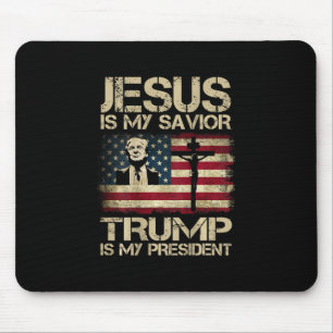 Jesus Är Min Frälsare Trump Är Min President Usa F Musmatta