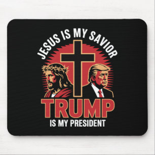 Jesus Är Min Frälsare Trump Min President Kristen Musmatta