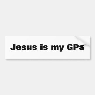 Jesus är min GPS Bildekal