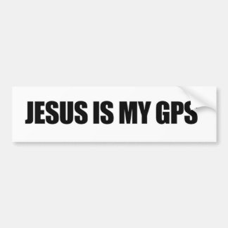 Jesus är min GPS-bildekal Bildekal