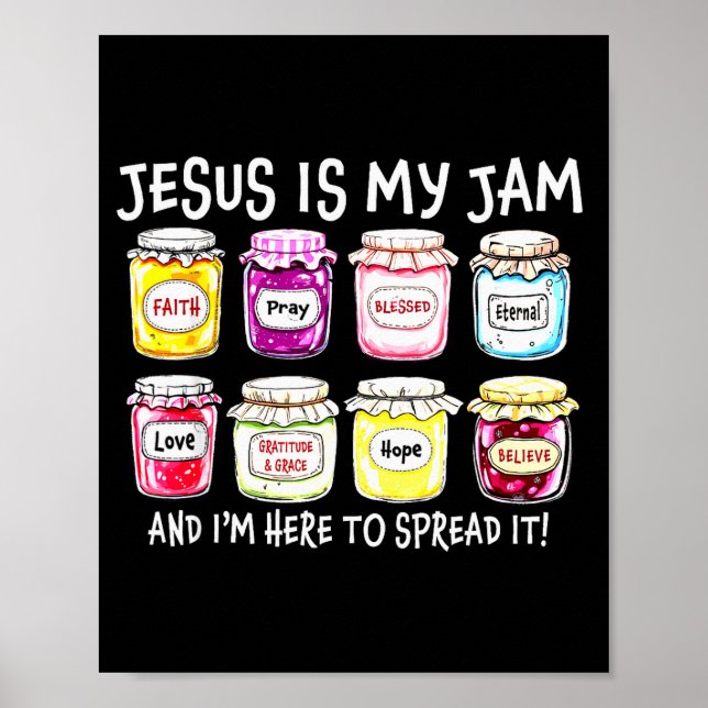 Jesus Är Min Grej Och Jag Är Här För Att Sprida De Poster (Framsidan)