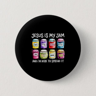 Jesus Är Min Grej Och Jag Är Här För Att Sprida Kr Knapp