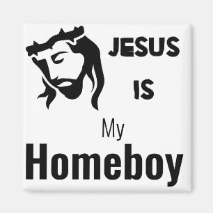 Jesus är min hemgosse lilla citat magnet