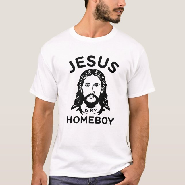 Jesus är min hempojke t shirt (Framsida)