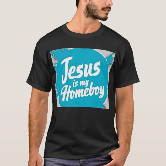 Jesus är min hempojke t shirt (Framsida)