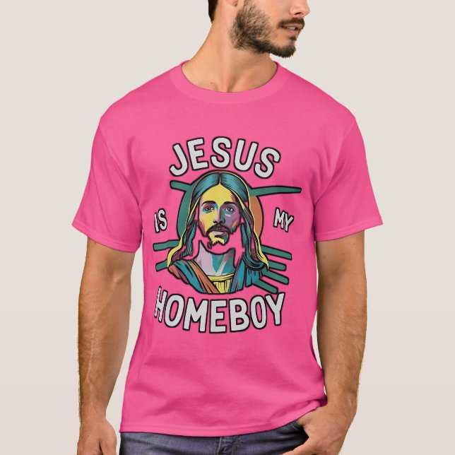 Jesus är min hempojke t shirt (Framsida)