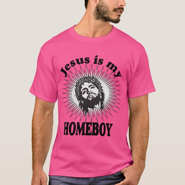 Jesus är min hempojke t shirt (Framsida)
