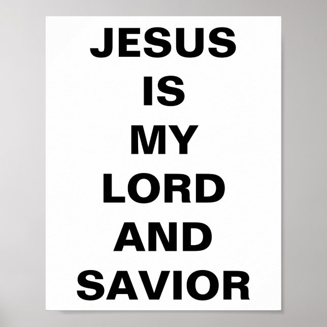 "Jesus är min herre och själ" Poster (Framsidan)