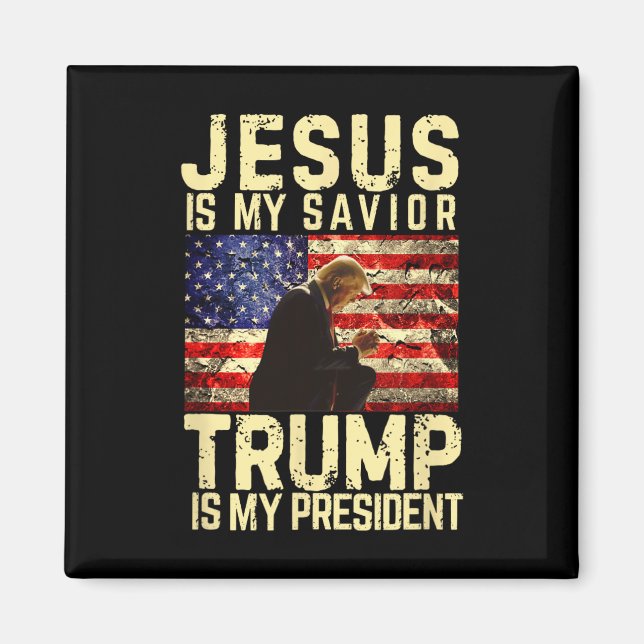 Jesus är min herre Savior Trump min Magnet (Framsidan)