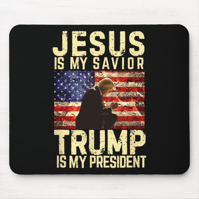 Jesus är min herre Savior Trump min Musmatta (Framsidan)