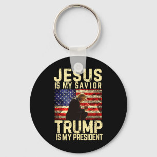 Jesus är min herre Savior Trump min Nyckelring