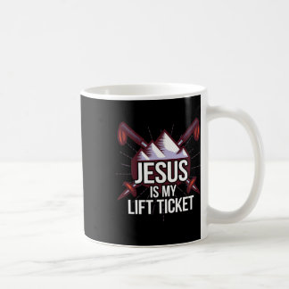 Jesus är min Hiss Biljett ski-kyrka som skickar kr Kaffemugg