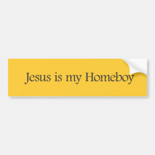 Jesus är min Homeboy Bildekal