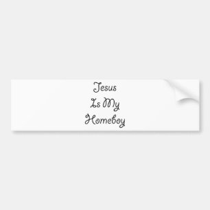 Jesus är min Homeboy Bildekal