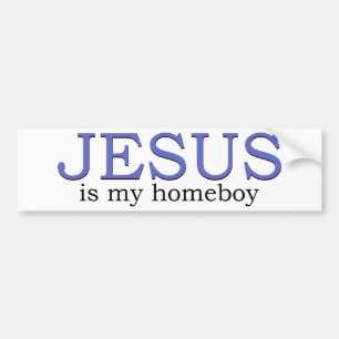 Jesus är min Homeboy Bildekal
