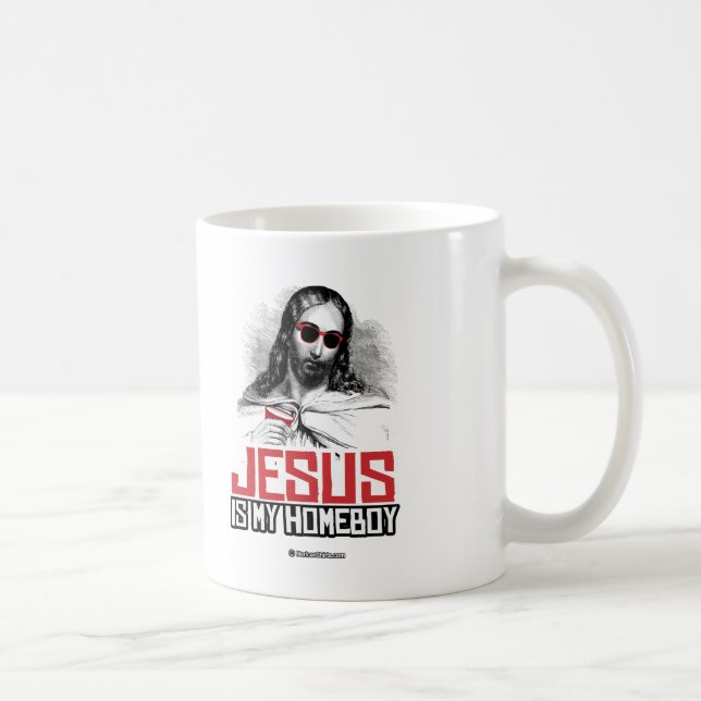 Jesus är min Homeboy Kaffemugg (Höger)