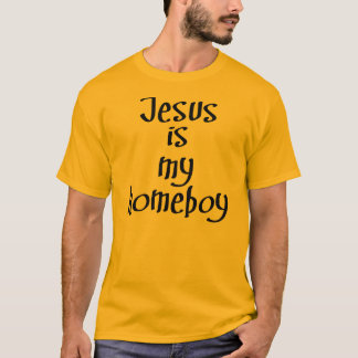 Jesus är min homeboy (svarten) tee