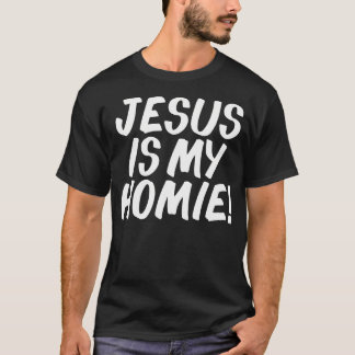 Jesus är min Homie Lusnyj Jesus följer Christian G T Shirt