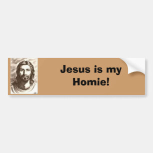 Jesus är min homiebildekal bildekal