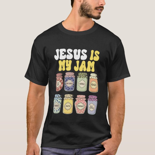 Jesus är min jam Gud religiös bibelvers T Shirt (Framsida)