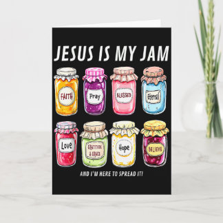 Jesus Är Min Jam Och Jag Är Här För Att Sprida Det Kort