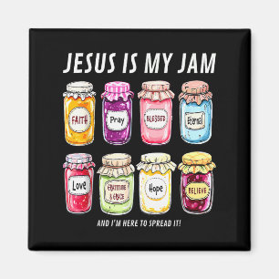 Jesus Är Min Jam Och Jag Är Här För Att Sprida Det Magnet
