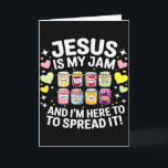 Jesus Är Min Jam Och Jag Är Här För Att Sprida Kri Kort<br><div class="desc">Jesus Är Min Jam Och Jag Är Här För Att Sprida Kristna Bibelvers _2</div>