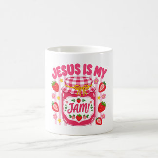 Jesus är min Jam Tröja Söt Jordgubbstrålare Kaffemugg