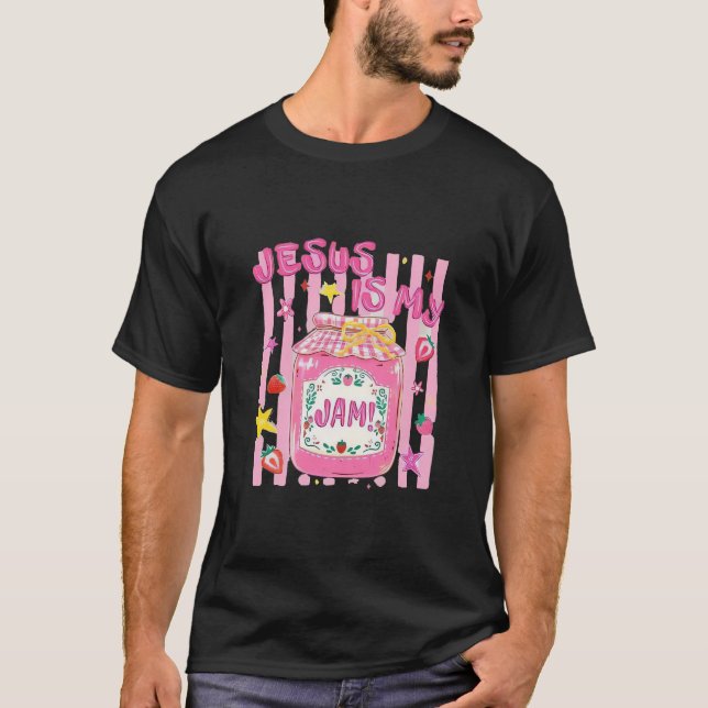 Jesus är min jordgubbssylt t shirt (Framsida)
