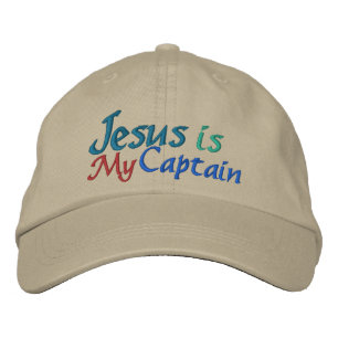 Jesus är min kapten av SRF Broderad Keps