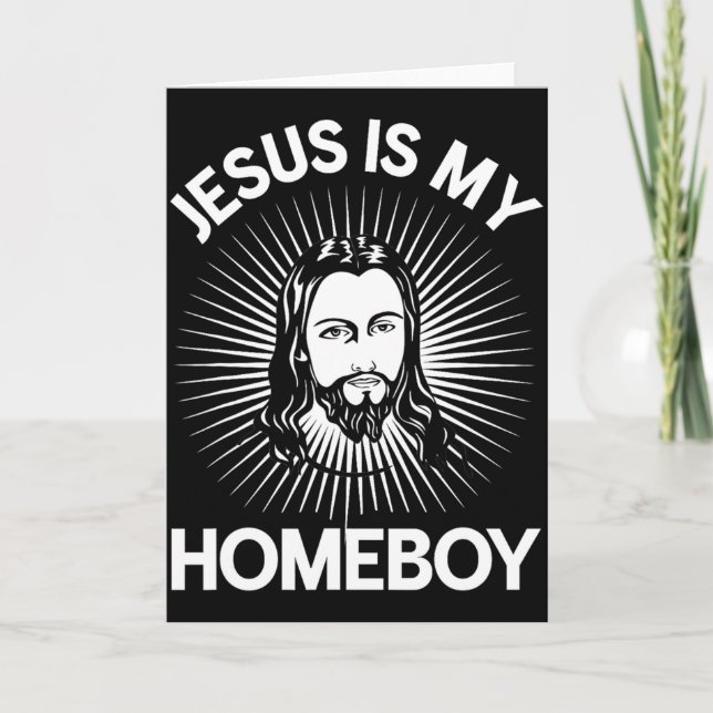 Jesus Är Min Kompis Rolig Kristet Bibel T Tröja  Kort (Framsida)