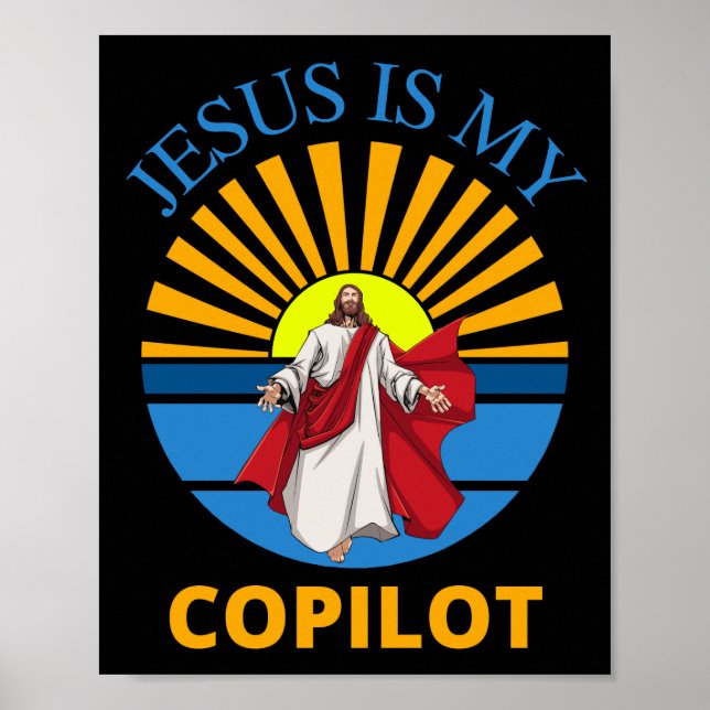 JESUS ÄR MIN KOPILOT POSTER (Framsidan)