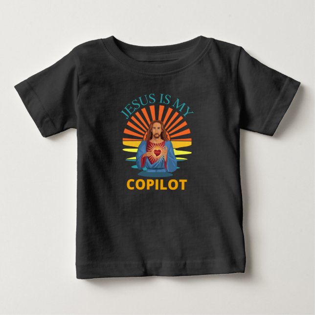 JESUS ÄR MIN KOPILOT T SHIRT (Framsida)