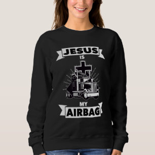 Jesus är min krockkudde Christian Kor Lastbil som T Shirt
