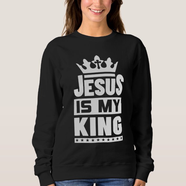 Jesus är min Kung Jesus Lejon 1 T Shirt (Framsida)