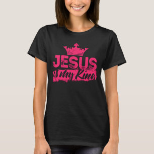 Jesus är min Kung-kristna citat Manar T Shirt