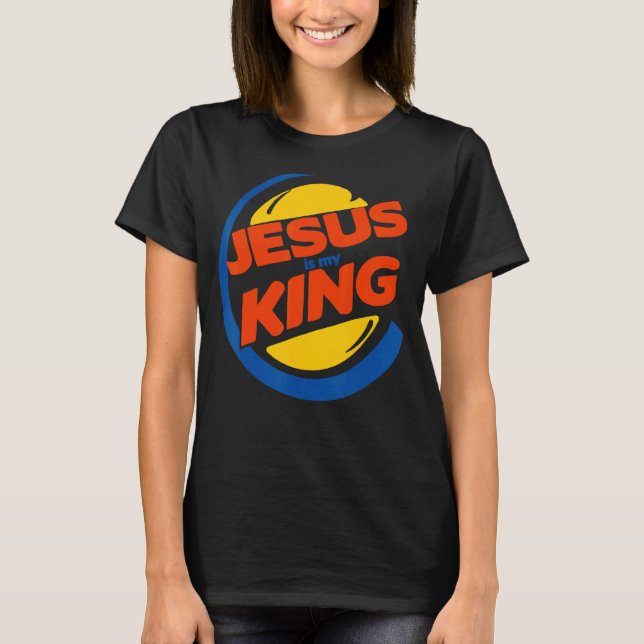 Jesus är min Kung T Shirt (Framsida)