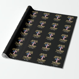 Jesus Är Min Kung Trump Är Min President Patriotis Presentpapper