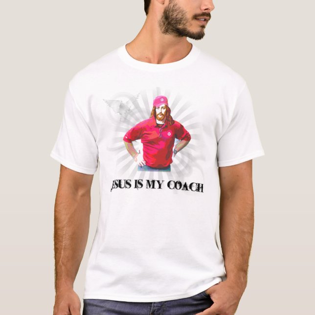 Jesus är min lagledare t-shirt (Framsida)