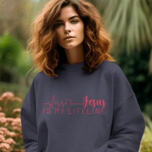JESUS ÄR MIN LIFELINE T SHIRT