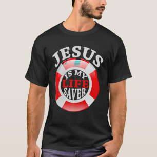 Jesus är min livräddare Christian Shirt för kvinno T